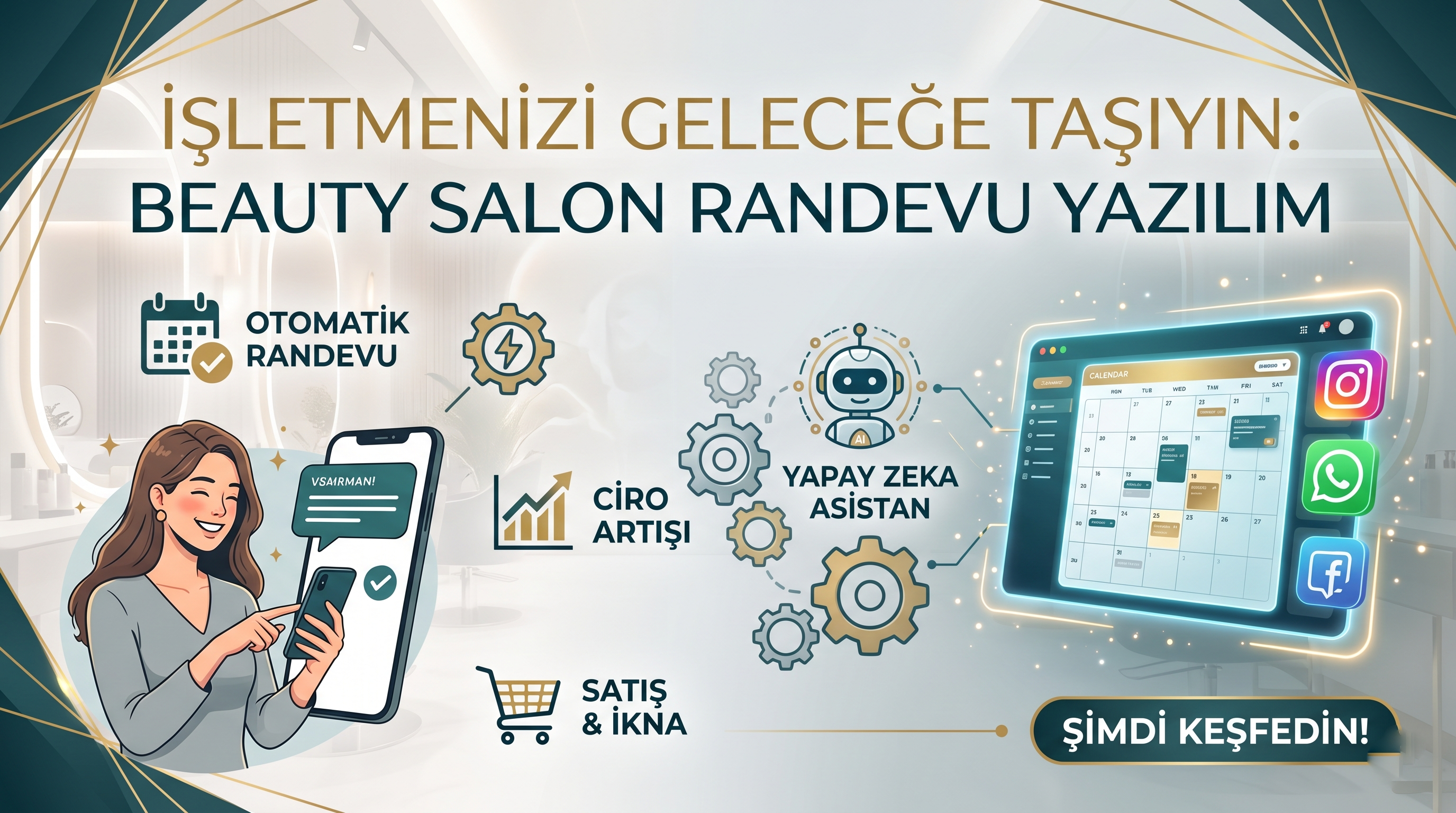Beauty Salon Randevu Yazılım